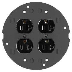 Hubbell S1SPDU HUB SYSTEMONE SUBPLATE, DOUBLE DUPLEX
