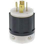 LEVITON Leviton 2511 Locking Plug 20 Amp 120/208 Volt NEMA L21-20P