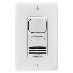 HUBBELL Hubbell AD2000W1 Wall Switch, Vac/Occ, DT, 1 RLY, 120/277V, WH