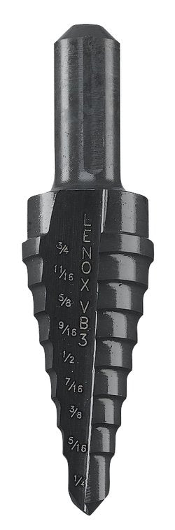 LENOX Lenox 30883VB3 Step Drill Bit - 1/4 to 3/4 Inch VARI-BIT