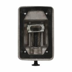 EATON Crouse-Hinds DS128 Snap Switch Cover 1-Gang Cast Aluminum