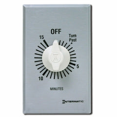 Intermatic FF315M 15 Minute SPDT Countdown Timer 125 to 277 VAC 60 Hz Single-Pole Double-Throw