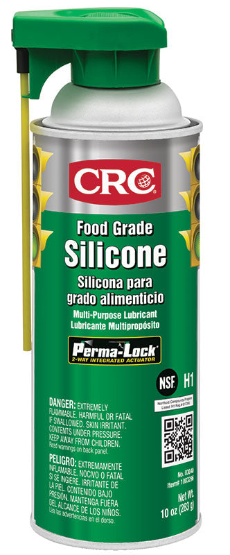 CRC INDUSTRIES CRC 03040 Food Grade Silicone 10 Wt. Oz. Multi-Purpose Silicone Lubricant 12-Pack