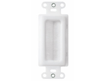 LEGRAND Legrand WP1014-WH-V1 OnQ Cable Access Wall Plate 1 Gang