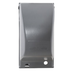 HUBBELL Hubbell WP26E W/Proof Cvr, 1-G, GFCI, Cast Alum, Vert
