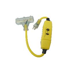 DIVERSITECH Southwire 260200086 2FT 120V/15A In Line Tri Cord 12/3 Cable