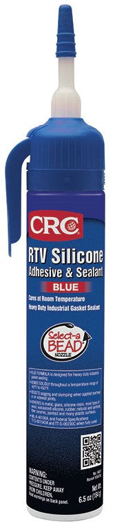CRC INDUSTRIES CRC 14057 RTV Silicone Sealant - Blue, 6.5 Wt Oz