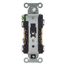 HUBBELL Hubbell BR20LA Wiring Device-Kellems 1-Phase Duplex Standard Traditional Screw Mount Straight Blade Receptacle 20A 125V