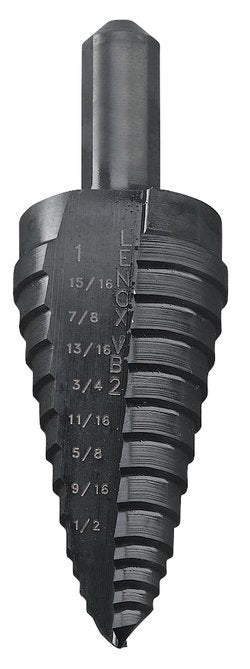 LENOX Lenox 30882VB2 Vari-Bit Step Drill Bit 1/2 to 1 Inches