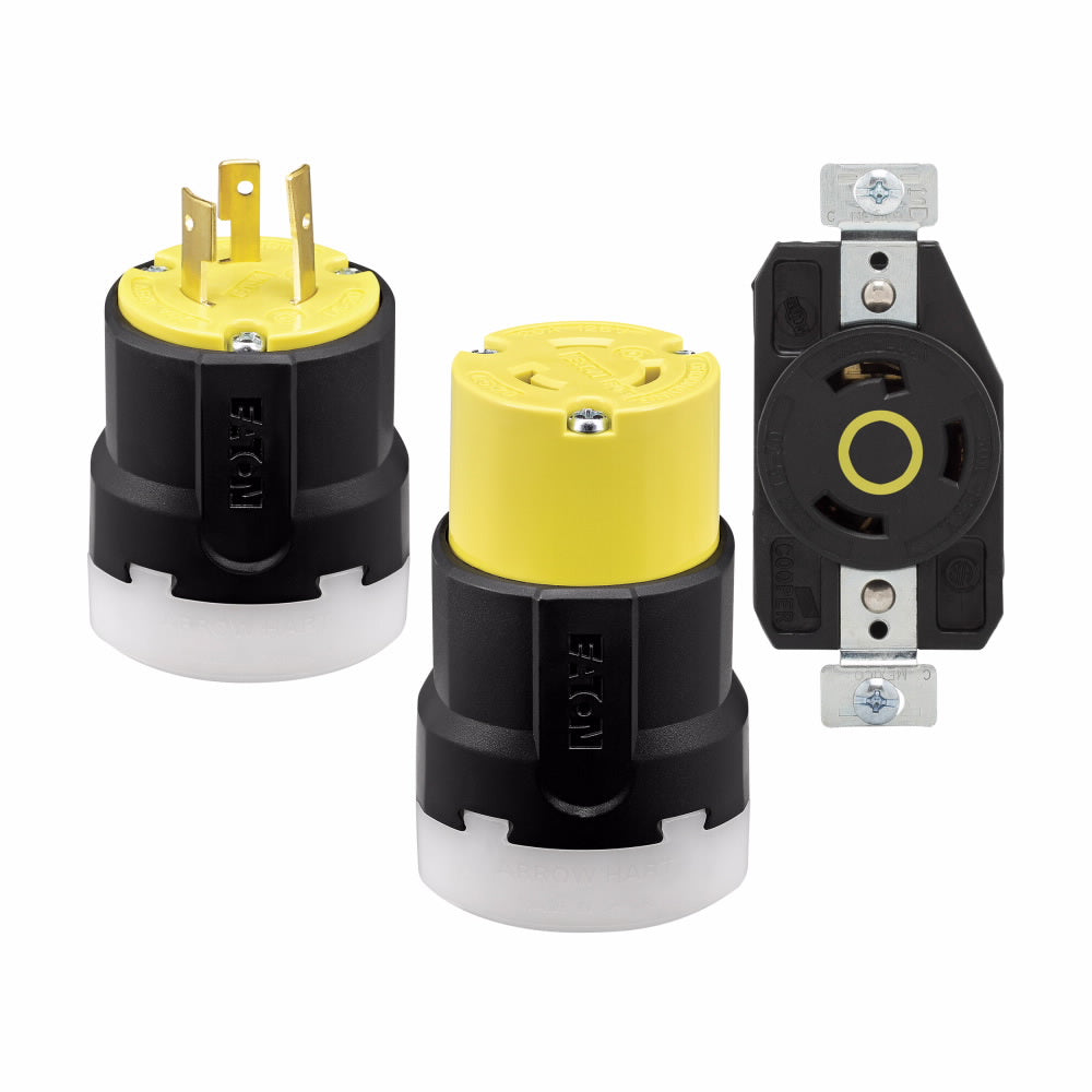 EATON Eaton AHCL520P Hart-Lock Commercial Grade Plug 20A 125V/AC NEMA L5-20