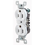 LEVITON 12650-W ELECTRICAL CORDS, PLUGS, AND RECEPTACLES