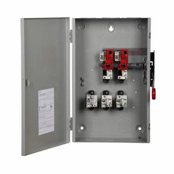 EATON EATON DG224NGK DG Series Cartridge Fusible General Duty Safety Switch, 240 VAC, 200 A, 15 to 25 hp, 50 hp, 2 Poles