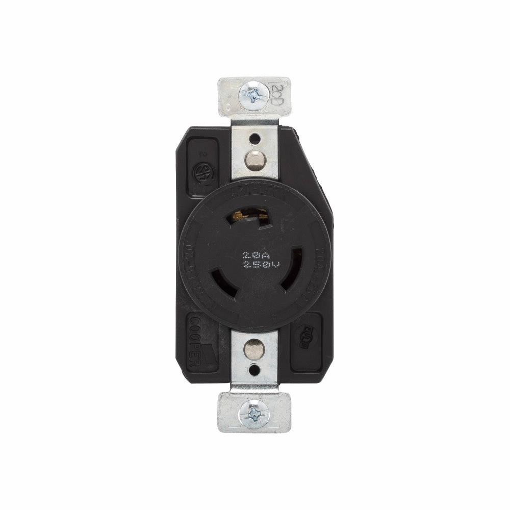 EATON Crouse-Hinds AHL620R Eaton Wiring Devices 20 Amp 250 VAC 2-Pole 3-Wire NEMA L6-20