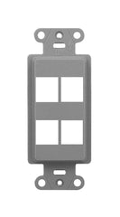 Legrand WP3414GY OnQ Decor Outlet Strap 4 Ports