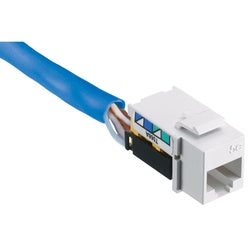 HUBBELL Hubbell NSJ5EW NSJ Jack Cat5e 8 Position Uni A/B Wired Modular Jack