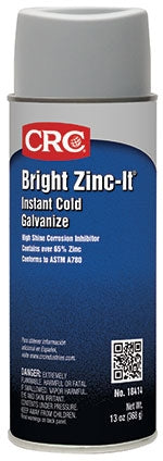 CRC INDUSTRIES CRC Industries 18414 Bright Zinc-It Instant Cold Galvanize 13 Wt Oz