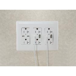 HUBBELL Hubbell USB20A5W USB Charger Receptacle 20A 125V