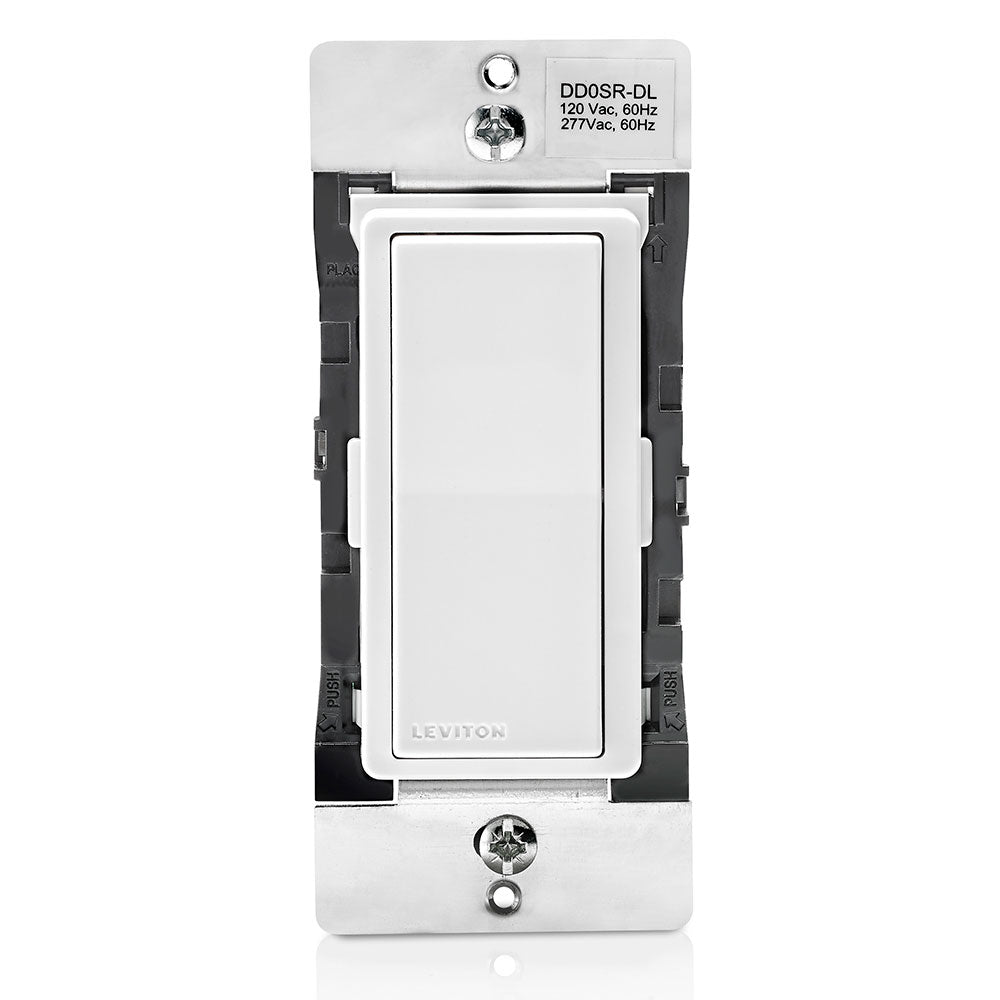 LEVITON Leviton DD0SR-DLZ Decora Smart Switch Companion with Locator LED for Multi-Location Switching, 120/277VAC