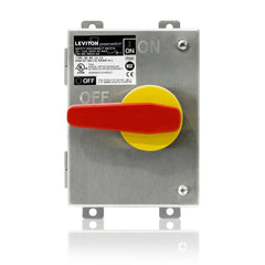 Leviton MDS3-AX Non-Fused PowerSwitch 30 Amp Disconnect Switch 600 Volt