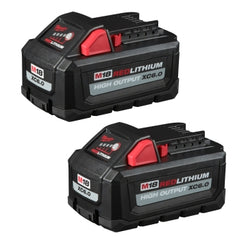 MILWAUKEE Milwaukee MILW-48-11-1862 M18 18-volt Lithium-Ion High Output 6.0Ah Battery Pack (2-Pack)