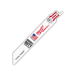 Milwaukee 48-00-5184 Sawzall 6 in 18 TPI Bi-Metal Cutting Blade 5 Pack