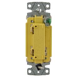 HUBBELL Hubbell RSD115LA Residential Rocker Switch, 15A 120/277V