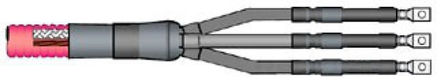 3M 3M 7624-T-110-3G Indoor 3 Conductor Cables Termination Kit with Ground Wires