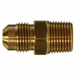 MIDLAND METAL Midland Metal 10262L Tube Adapter 3/8 x 1/8 45deg Flare- Tube To Mpt