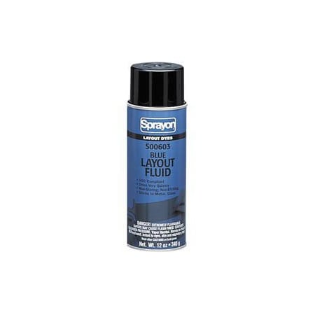 SPRAYON Sprayon SC0603000 Blue Layout Dye 12 Oz Lot of 12