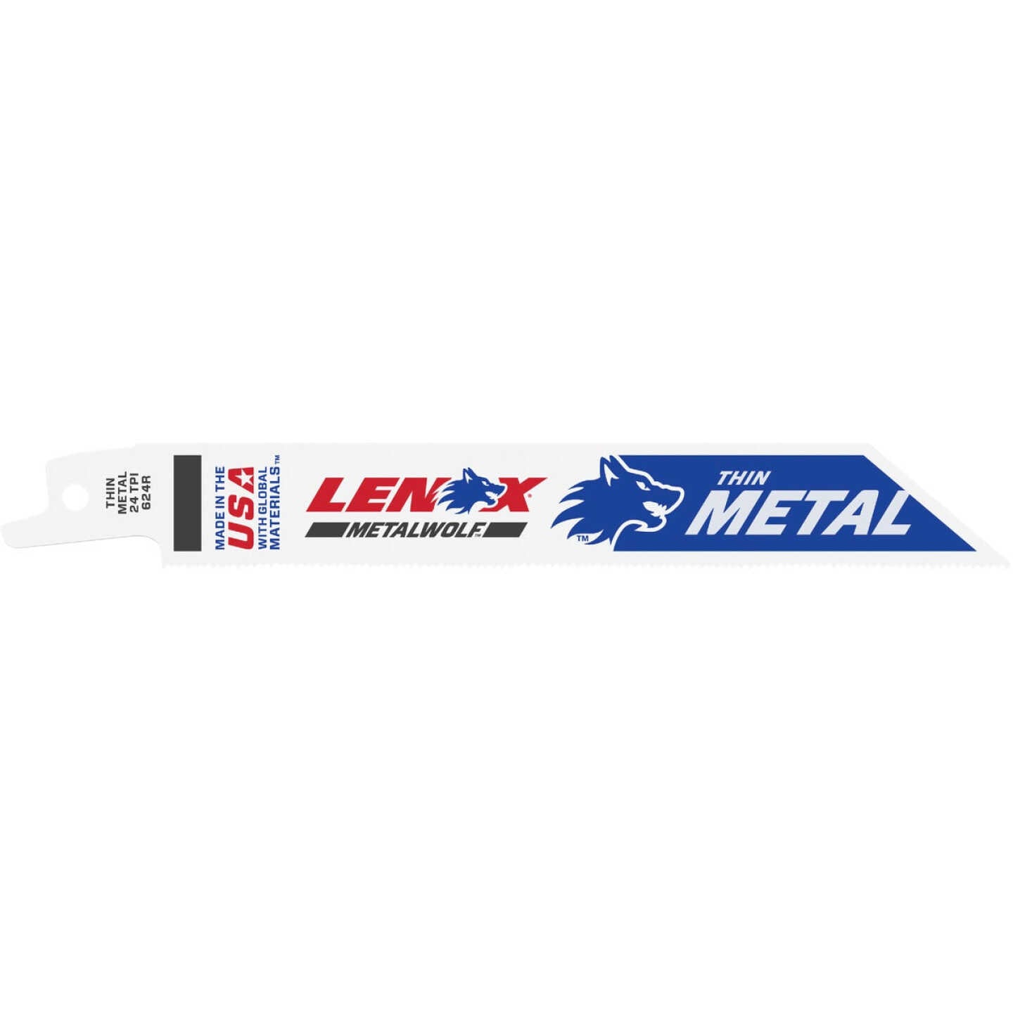 LENOX LENOX 20568624R-OBS MULTIWOLF WAVE EDGE 6 In. 24 TPI Thin Metal Reciprocating Saw Blade