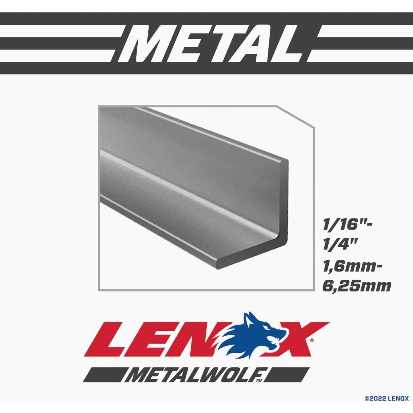 LENOX LENOX 20578818R-OBS Metalwolf Wave Edge 8-Inch 18 TPI Reciprocating Saw Blade (5-Pack)