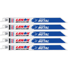 LENOX LENOX 20578818R-OBS Metalwolf Wave Edge 8-Inch 18 TPI Reciprocating Saw Blade (5-Pack)