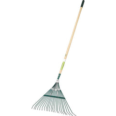 BEST GARDEN Best Garden EMX-22-DIB 22 in. Steel Leaf Rake 48 in. Handle (22-Tine)