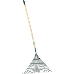 BEST GARDEN Best Garden EMX-22-DIB 22 in. Steel Leaf Rake 48 in. Handle (22-Tine)