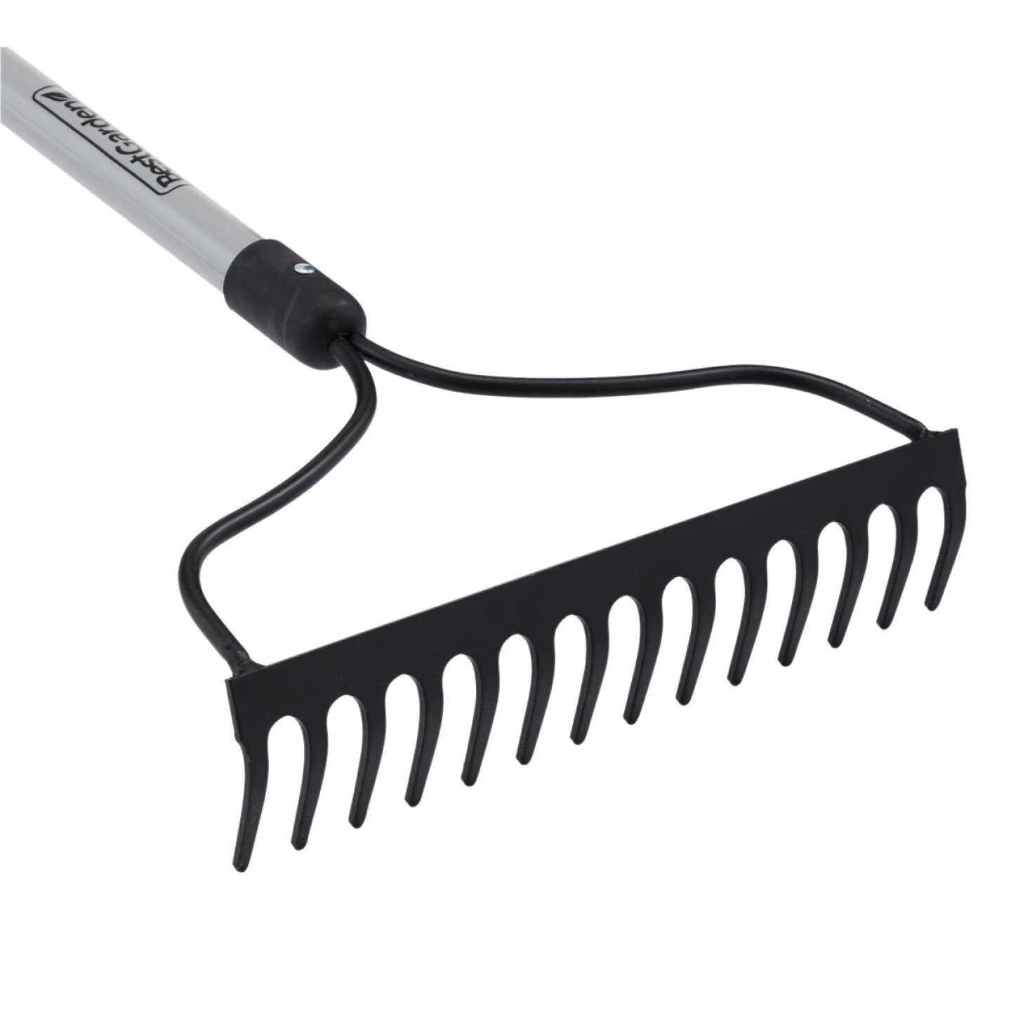 BEST GARDEN Best Garden 761624 14 In. Steel Bow Garden Rake 54 In. Handle (14-Tine) 761624