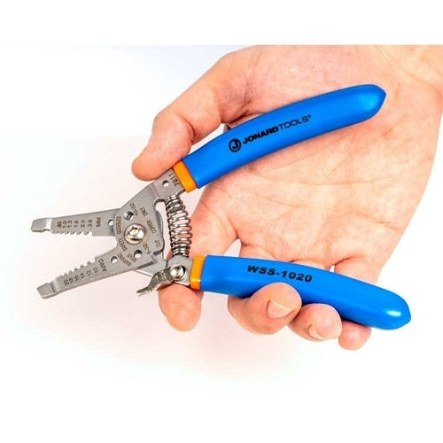 JONARD TOOLS Jonard Tools WSS-1020 Stainless-Steel Curved Wire Stripper, 10-20 AWG