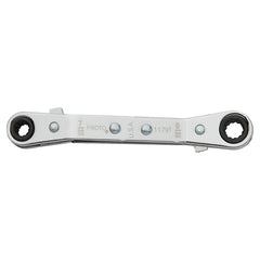 PROTO Proto J1179T Offset Double Reverse Ratchet Wrench (7/32 x 9/32 12 Point)