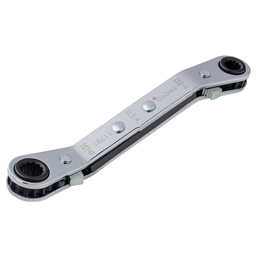 PROTO Proto J1179T Offset Double Reverse Ratchet Wrench (7/32 x 9/32 12 Point)
