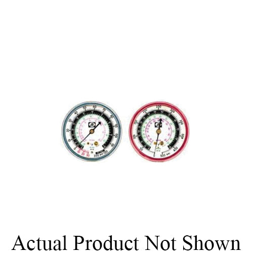 JB INDUSTRIES JB INDUSTRIES M2-250 Low Side Gauge 2-1/2 Inch 30 hg VAC to 120 psi