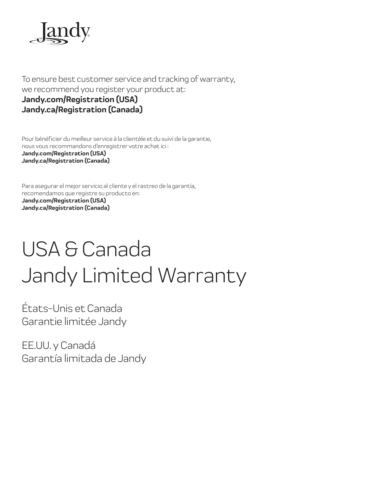 JANDY R0807201 PLUMBING SUPPLIES