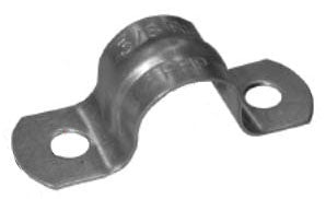 JONES STEPHENS Jones Stephens H13400 Pipe Strap 2-Hole 4 Galvanized