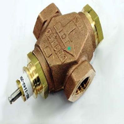 JOHNSON CONTROLS JOHNSON CONTROLS VG7842ES 3-Way Brass Trim Globe Valve NPT 1/2 Inch 1.8 Cv