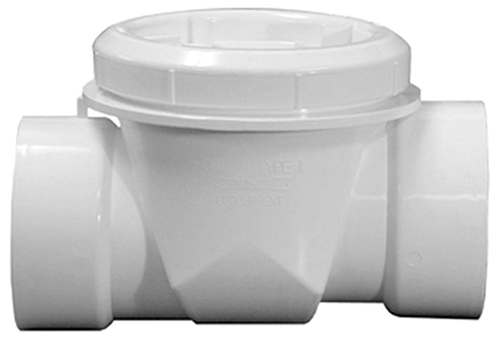 WAL-RICH Wal-Rich 0417406 4 Inch x 4 Inch PVC Backwater Valve
