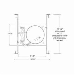 Acuity Brands IC21 Housing 6IN Univ Rnd IC