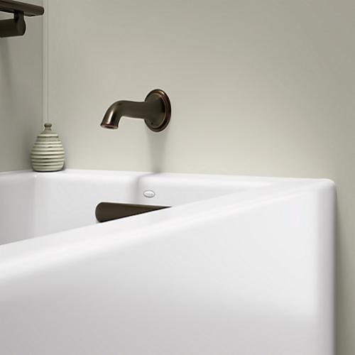 KOHLER Kohler K-1956-RA-0 Underscore Bath, 60 inch x 30 inch, White