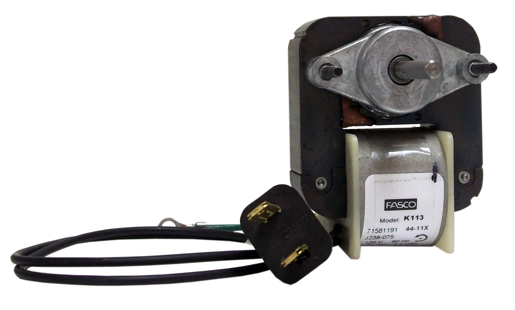 GENTEQ MOTORS Fasco K113 C Frame Open K Line Shaded Pole OEM Replacement Electric Motor with Sleeve Bearing 1/70 HP 3000 RPM 115VAC 60Hz