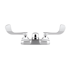Kohler K-400T20-5ANA-CP Triton Bowe 0.5 gpm 1/2 inch Compression 2 Wrist Blade Lever Handle 4 inch Centerset Bathroom Sink Faucet