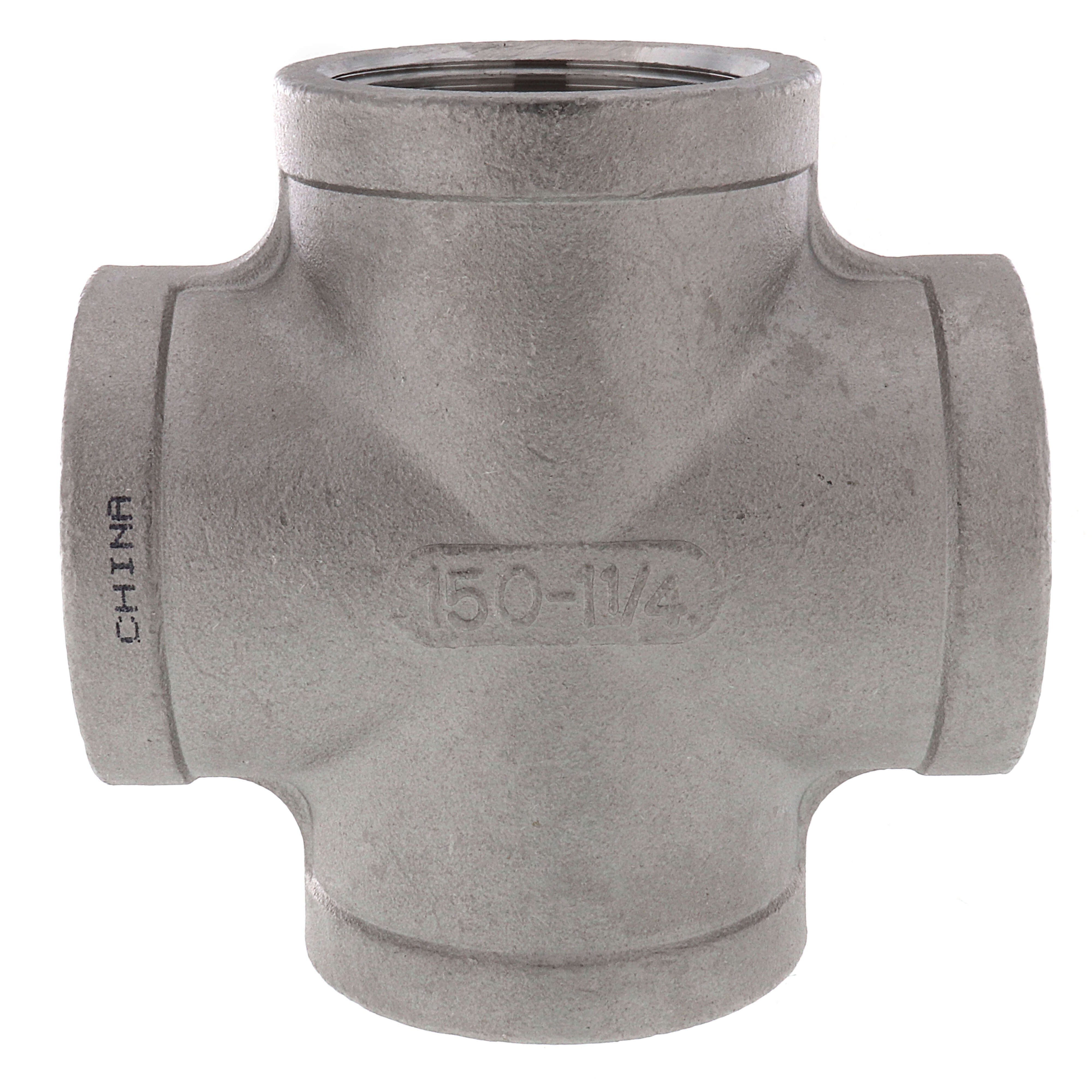 MERIT BRASS Merit Brass K410-20 Banded Pipe Cross 150 lb 1-1/4 in