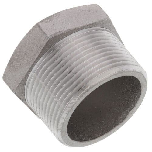 MERIT BRASS Merit Brass K414-2406 Hex Head Pipe Bushing, 1-1/2 x 3/8 in Nominal, MNPT x FNPT