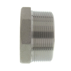 Merit Brass K414-3220 Hex Head Pipe Bushing, 2 x 1-1/4 in Nominal, MNPT x FNPT End Style, 150 lb, 304/304L Stainless Steel, Import